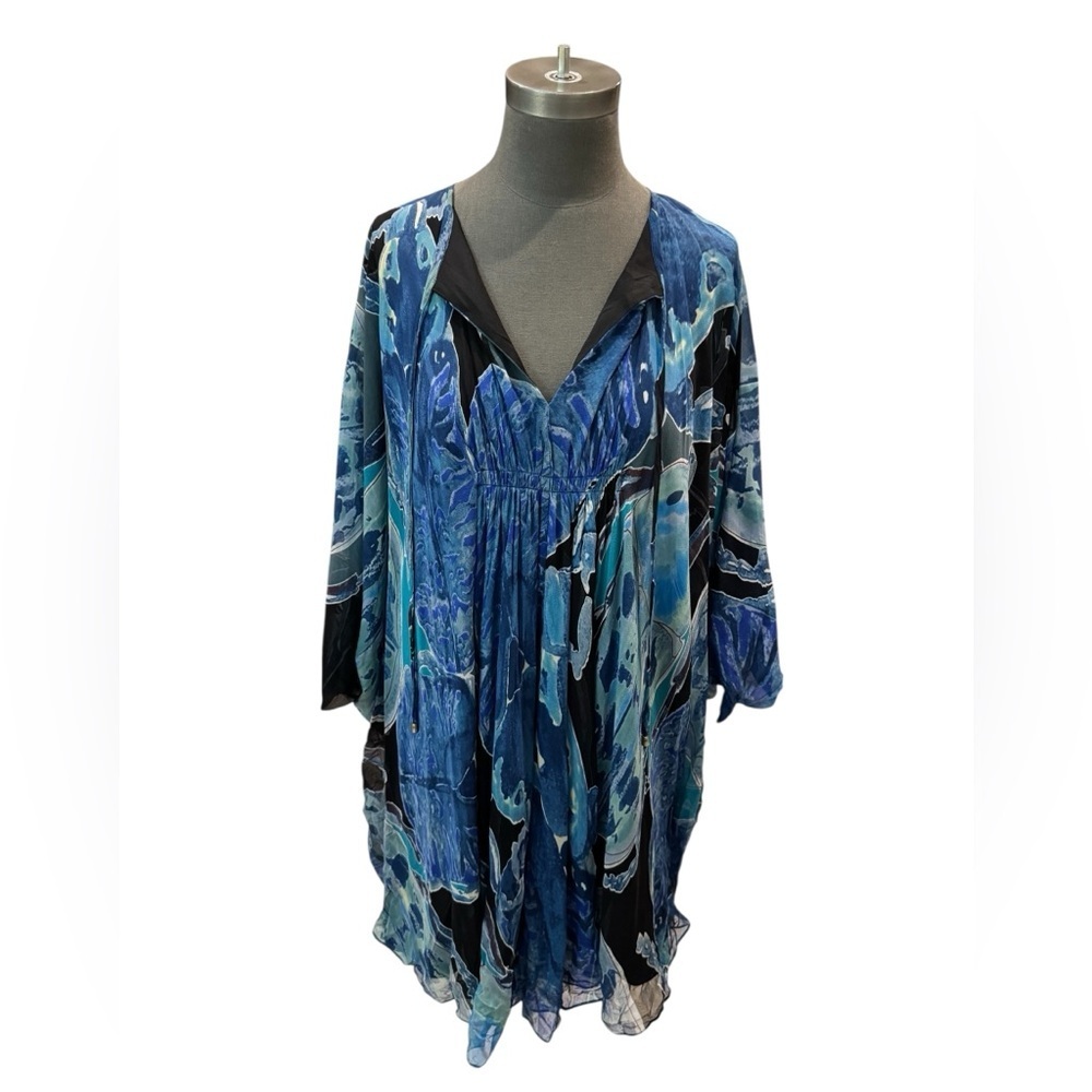 Diane Von Furstenberg Fleurette Silk Chiffon Mini Dress Size 4